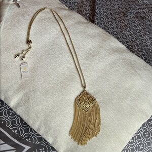 Kendra Scott Gold Fringe Necklace